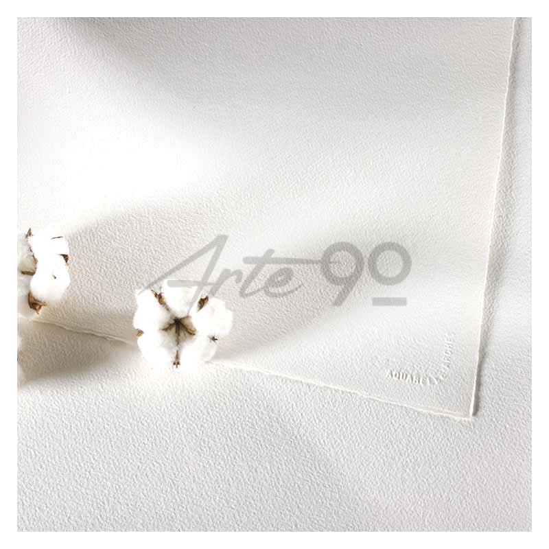 Fogli di carta cm. 56×76 per Acquerello, 640 Gr – 100% Cotone